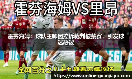 霍芬海姆：球队主帅因控诉裁判被禁赛，引发球迷热议